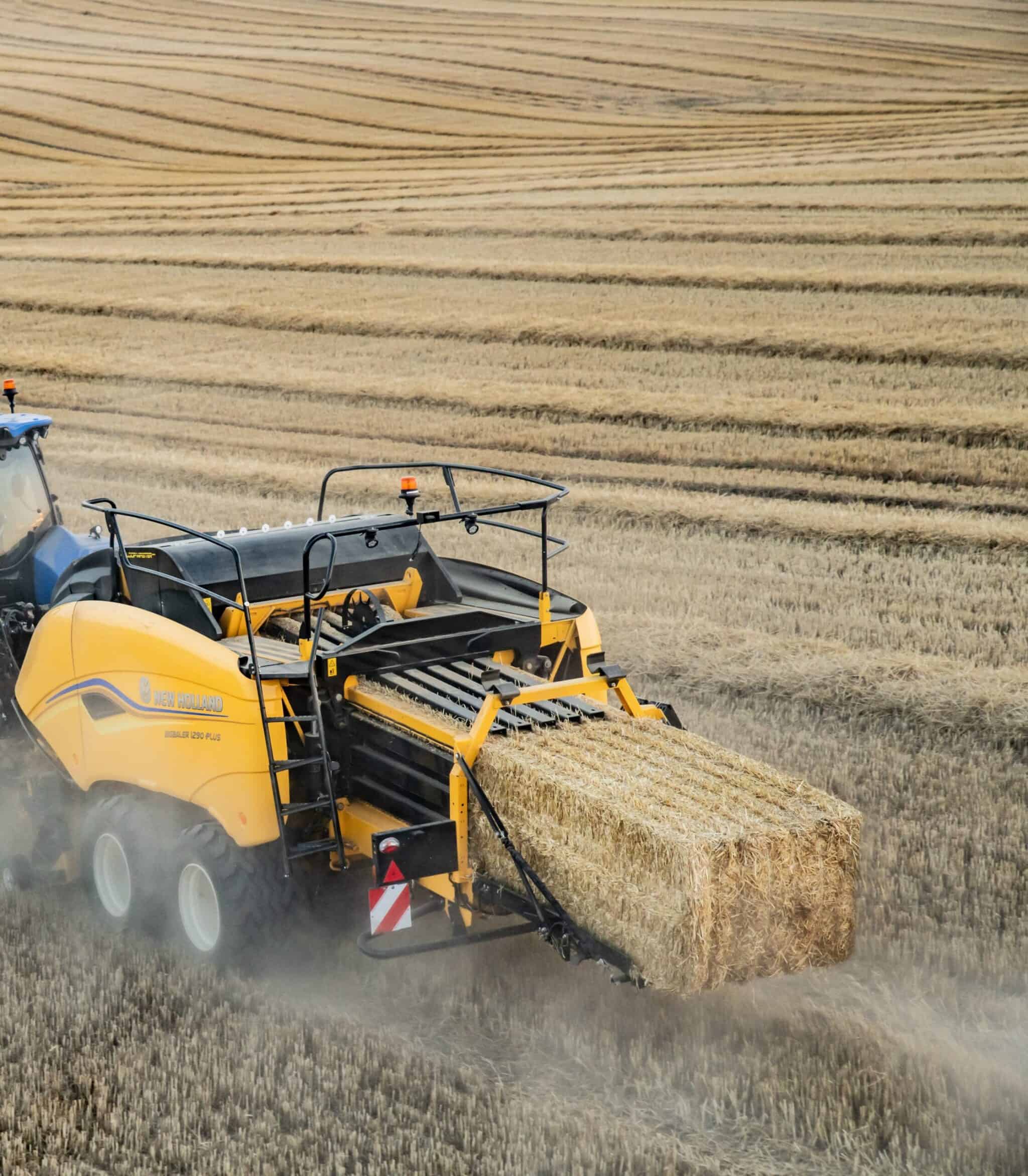 New Holland stačiakampių ryšulių presai