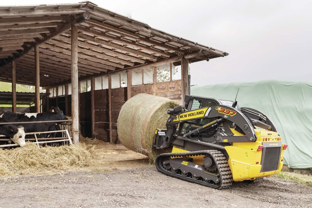 New Holland vikšriniai mini krautuvai
