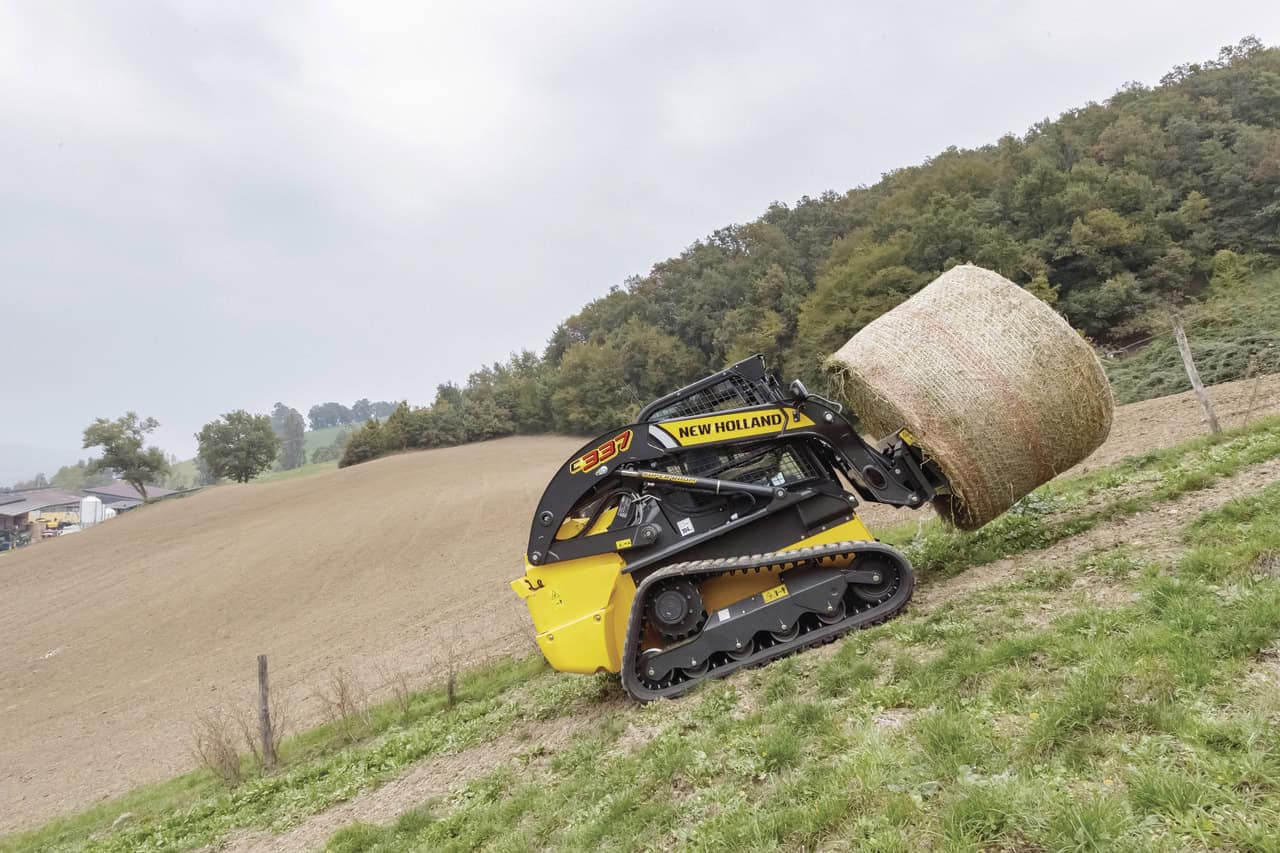 New Holland vikšriniai mini krautuvai