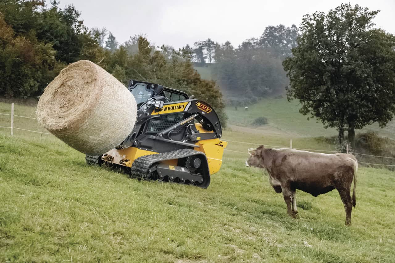New Holland vikšriniai mini krautuvai
