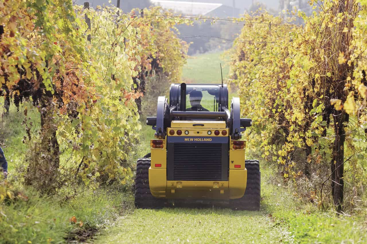 New Holland vikšriniai mini krautuvai
