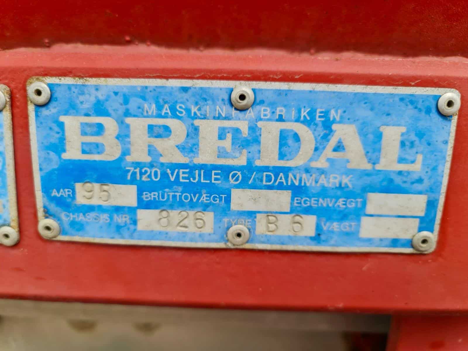 BREDAL Trąšų barstytuvas (Naudota technika)