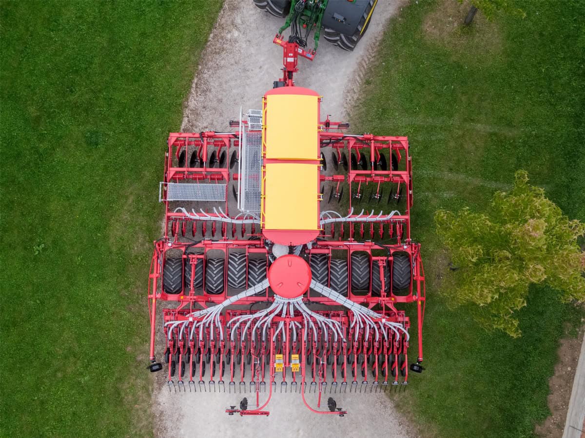 PÖTTINGER TERRASEM fertilizer sėjamosios su trąšų įterpimu