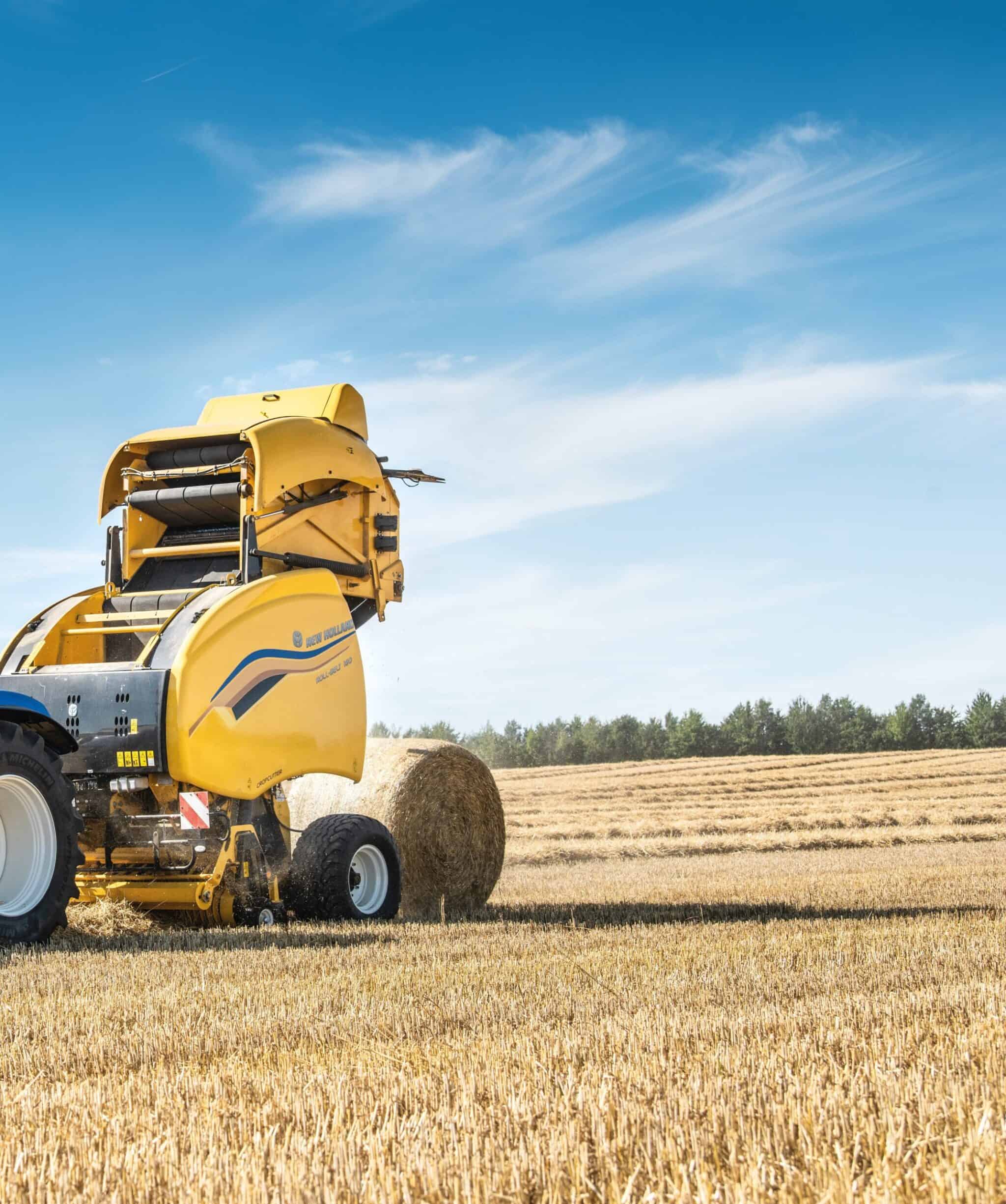 New Holland pašarų ruošimo technika
