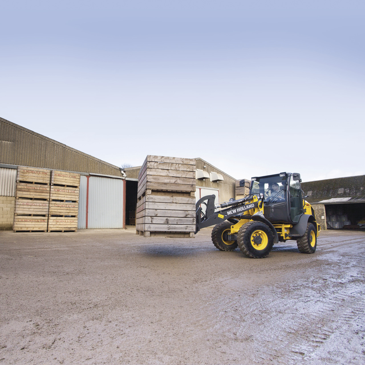 New Holland kompaktiniai ratiniai krautuvai