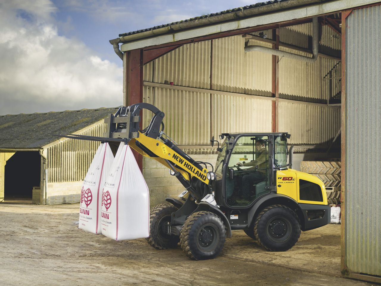 New Holland kompaktiniai ratiniai krautuvai