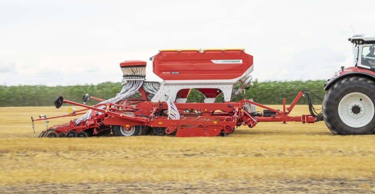 PÖTTINGER TERRASEM fertilizer sėjamosios su trąšų įterpimu
