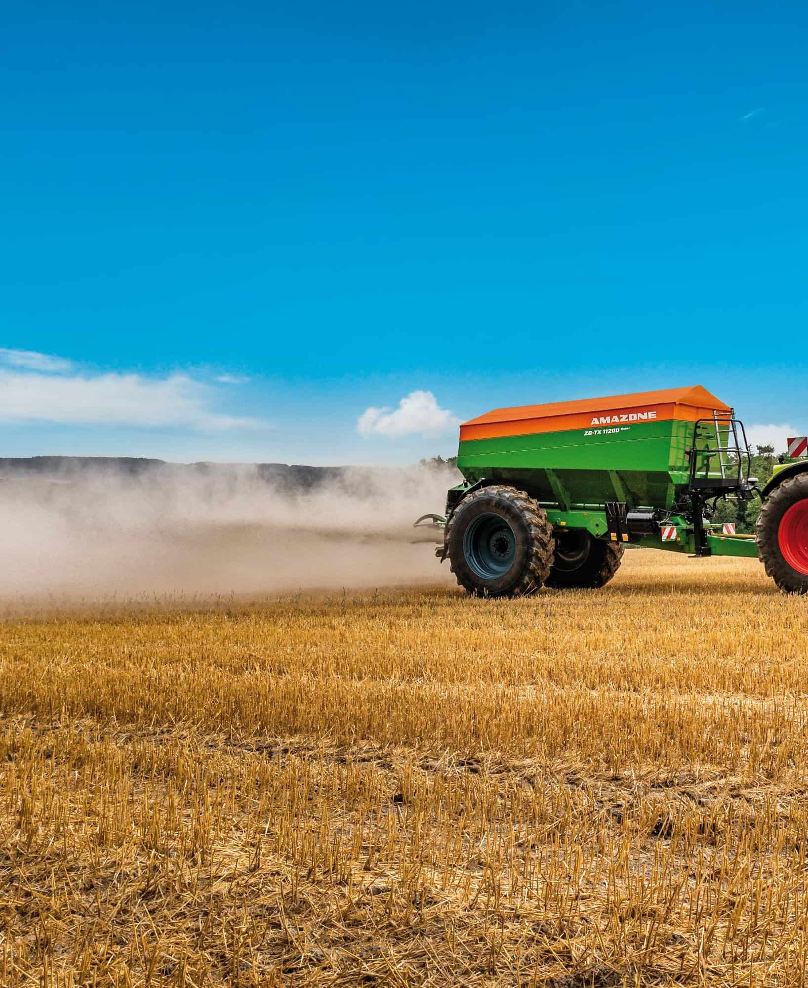 AMAZONE ZG-TS ir ZG-TX prikabinami trąšų barstytuvai
